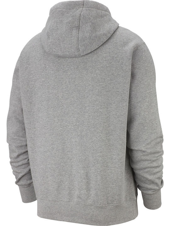 Club Sweatshirt with Hood Heather Grey