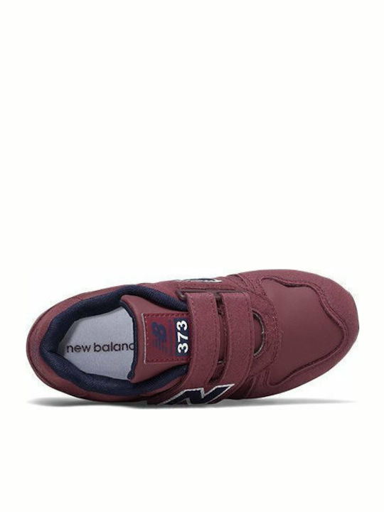373 Classic Kids Sneakers with Scratch Burgundy