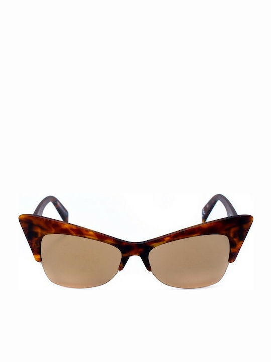 Italia Independent I-Plastik Women's Sunglasses with Brown Tartaruga Frame 0908.092.000