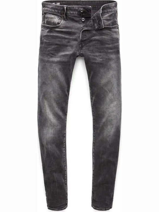 3301 Men's Jeans Pants Elastic with Slim Fit Gray