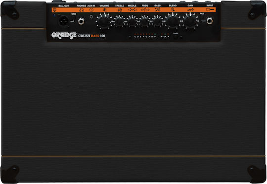 Orange Crush Bass 100 Combo Ενισχυτής Ηλεκτρικού Μπάσου 1 x 15" 100W Μαύρος