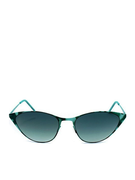 Italia Independent Women's Sunglasses with Turquoise Metal Frame 0203.038.000