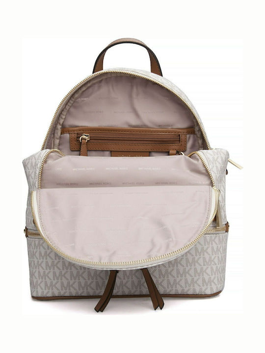 Rhea Leather Women's Bag Backpack White
