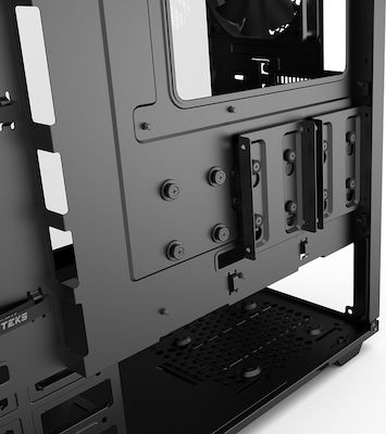 Phanteks Eclipse P350X Jocuri Turnul Midi Cutie de calculator cu fereastră laterală și iluminare RGB Negru