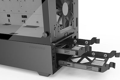 Phanteks Eclipse P350X Gaming Midi Tower Computer Case with Window Panel and RGB Lighting White