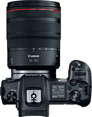 Canon EOS R Безогледален Фотоапарат Комплект (RF 24-105mm F4L IS USM) Черна