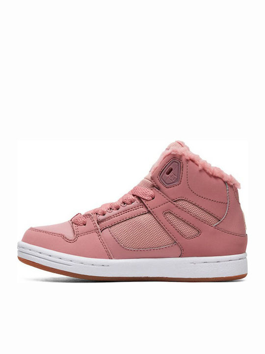 DC Kinder-Sneaker Hoch Rosa