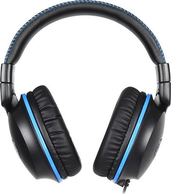 Sades Fpower Over Ear Gaming Headset with Connection 3.5mm Blue