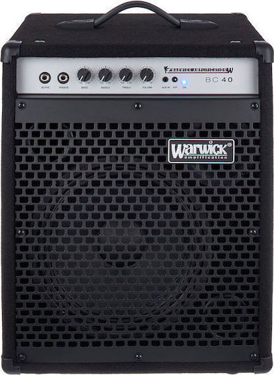 Warwick BC 40 Combo Verstärker für E-Bass 1 x 10" 40W Schwarz