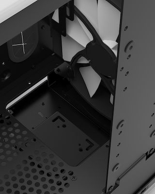Phanteks Enthoo Evolv mATX Midi Tower Κουτί Υπολογιστή με Πλαϊνό Παράθυρο Λευκό