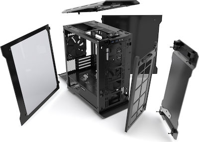 Phanteks Enthoo Evolv mATX Tempered Glass Gaming Mikro-Turm Computergehäuse mit RGB-Beleuchtung Gray