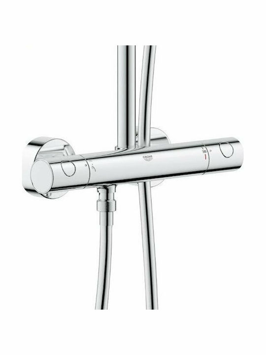 Grohe New Tempesta Cosmopolitan Shower Column with Bathtub Mixer 113.2cm Silver
