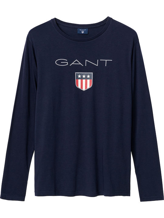 Gant Long Sleeve Blouse Navy