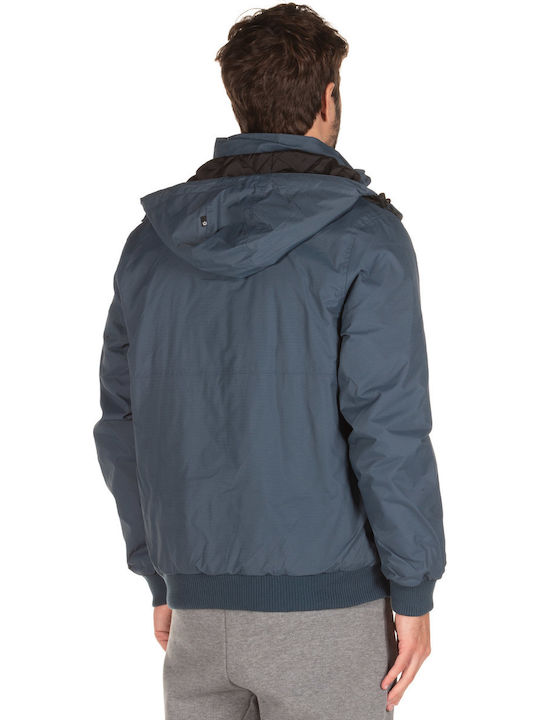 Winter Jacke Bomber Wasserdicht und Winddicht Marineblau