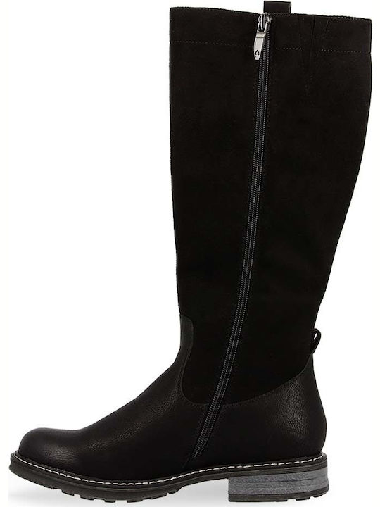 Anatomic Synthetic Leather Riding Boots Black