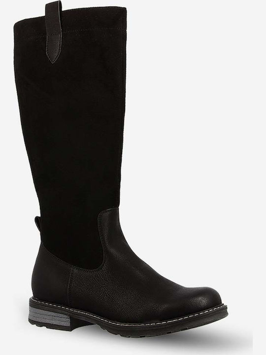 Anatomic Synthetic Leather Riding Boots Black