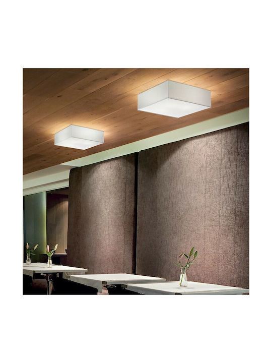 Ideal Lux Ritz Modern Metal Ceiling Light with Socket E27 60pcs White