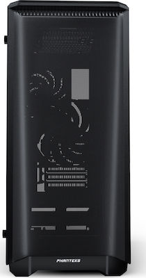 Phanteks Eclipse P400A Gaming Midi Tower Κουτί Υπολογιστή με Πλαϊνό Παράθυρο και RGB Φωτισμό Μαύρο