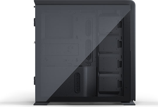 Phanteks Enthoo 719 Геймърско бюро Пълна кула Компютърна кутия със страничен прозорец и RGB осветление Сатенено черно