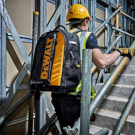 DEWALT Τσάντα Πλάτης Αδιάβροχη Κίτρινη 40lt
