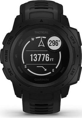 Garmin Instinct Tactical Edition 45мм Водоустойчив Смартчасовник с Пулсомер (Черен)
