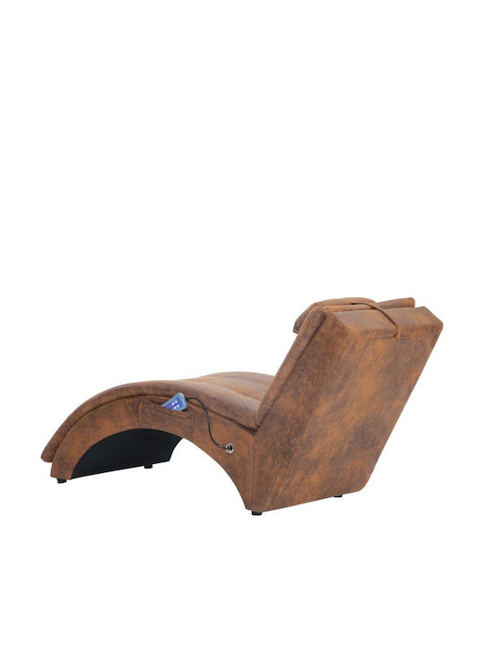 Modern Recliner made of Synthetic Leather Maro L145xW54xH72buc