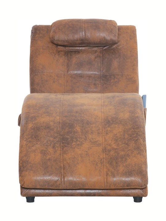Modern Recliner made of Synthetic Leather Maro L145xW54xH72buc