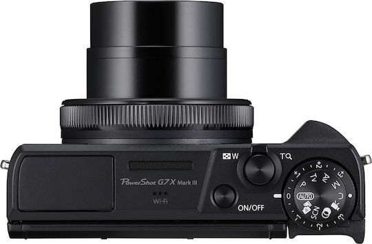 Canon PowerShot G7 X Mark III Cameră Foto Compactă 20.1MP Zoom Optic 4.2x Neagră