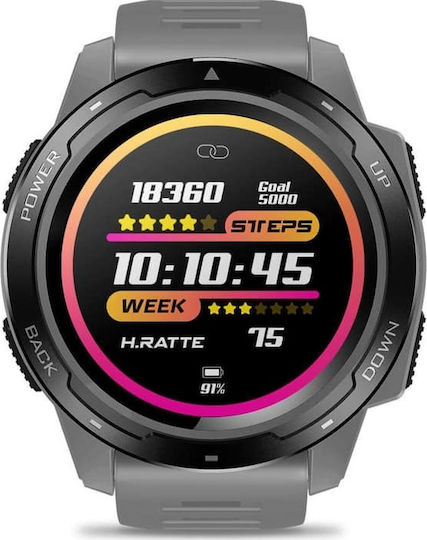 Zeblaze VIBE 5 Smartwatch με Παλμογράφο (Μαύρο)