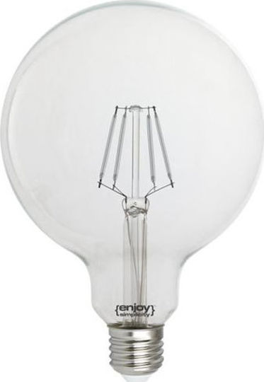 Elvhx DreamLED LED-Lampe 4W 125mm für Fassung E27 und Form G125 Rot 360lm