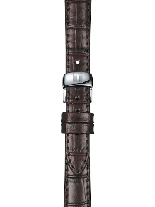 Tissot Le Locle Damen Uhr Automatisch mit Braun Lederarmband
