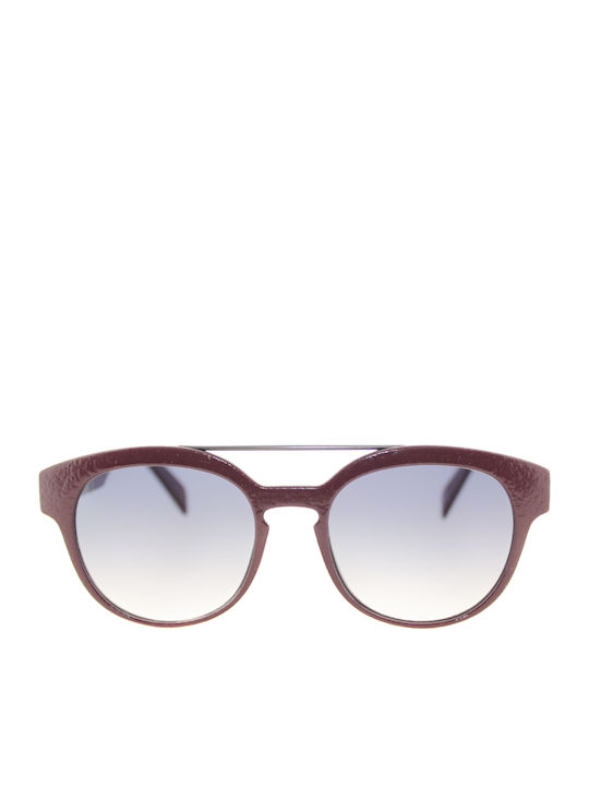 Italia Independent Men's Sunglasses with Burgundy Frame and Gray Gradient Lens 0900C.010.000