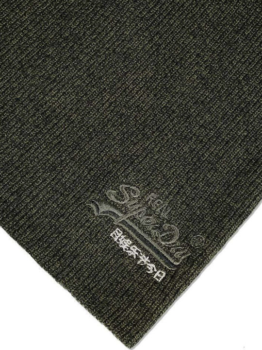 Superdry Label Knitted Beanie Cap Khaki M9000009A-W6M