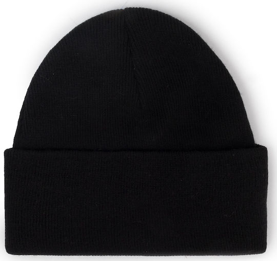 Elmer Beanie Ανδρικός Σκούφος Πλεκτός σε Μαύρο χρώμα