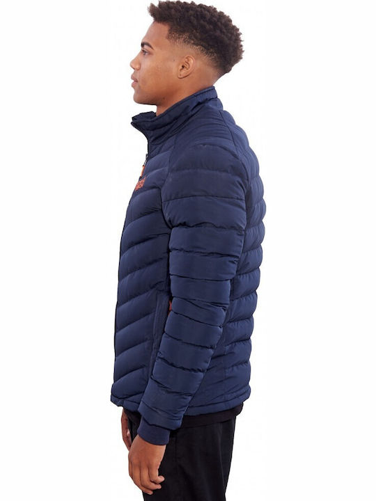 Χειμωνιάτικο Μπουφάν Puffer Navy Μπλε