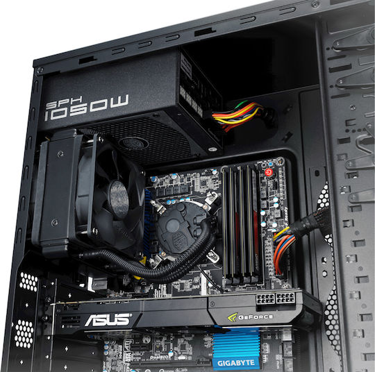 CoolerMaster CM Force 500 Middle Tower Carcasă PC Neagră