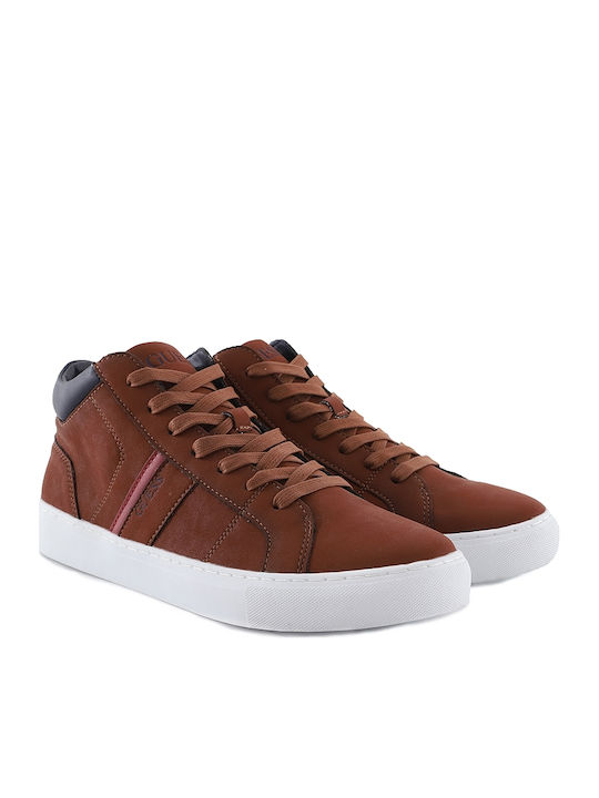 Guess Leonard HI Bărbați Sneakers Maro