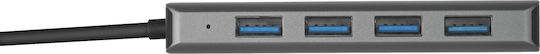 Trust Halyx Hub 4 Θυρών USB 3.0 με σύνδεση USB-A