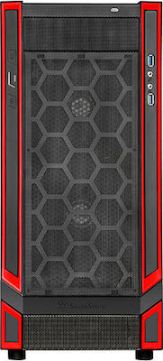 Silverstone RL05 Midi-Turm Computergehäuse Rot