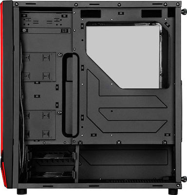 Silverstone RL05 Midi-Turm Computergehäuse Rot