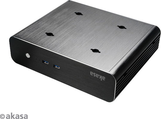 Akasa Euler S Mini-Turm Computergehäuse Schwarz