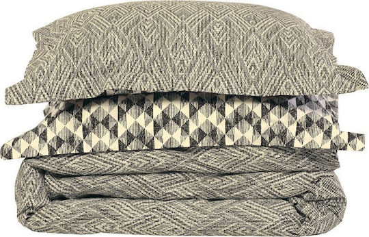 Das Home Завивка Еднолицева 160x240см 9471 Крем-черна 11 togs