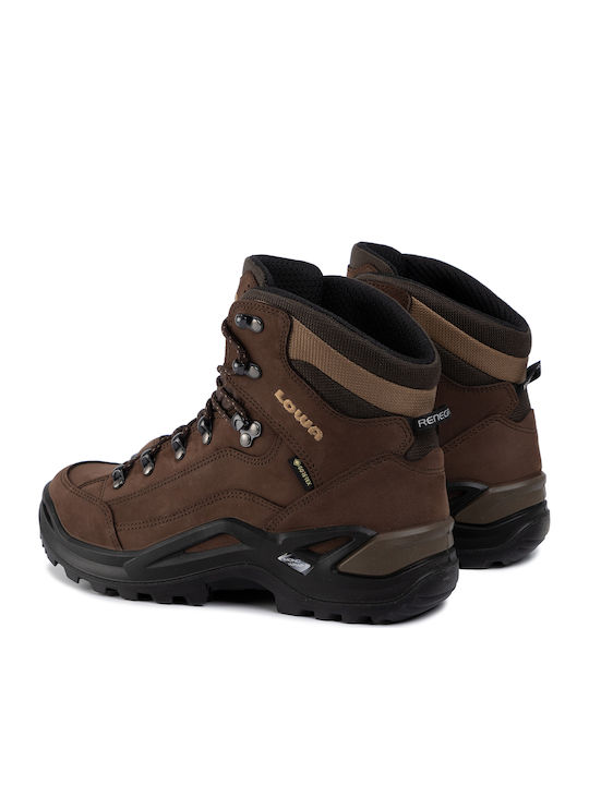 Lowa Renegade GTX Men's Hiking Waterproof Boots With Gore-Tex Membrane Brown