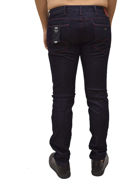 Emporio Armani Men's Denim Pants in Slim Fit Navy Blue