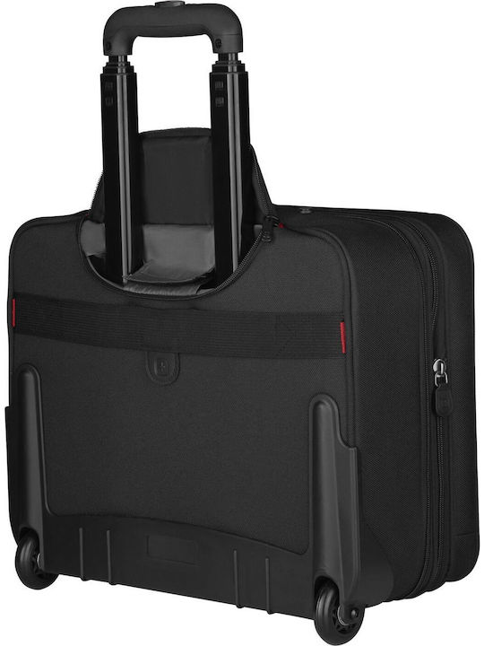 Wenger Transfer Τσάντα Laptop 16" με Ροδάκια σε Μαύρο χρώμα