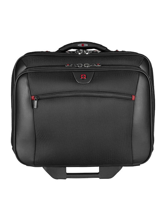 Wenger Potomac Τσάντα Laptop 17" με Ροδάκια σε Μαύρο χρώμα