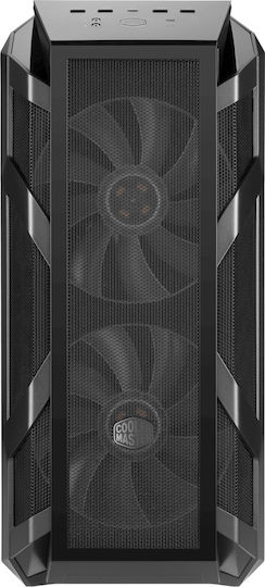 CoolerMaster MasterCase H500M Gaming Midi Tower Κουτί Υπολογιστή με Πλαϊνό Παράθυρο και RGB Φωτισμό Μαύρο
