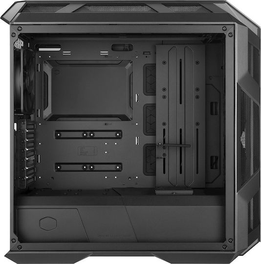 CoolerMaster MasterCase H500M Gaming Midi Tower Κουτί Υπολογιστή με Πλαϊνό Παράθυρο και RGB Φωτισμό Μαύρο