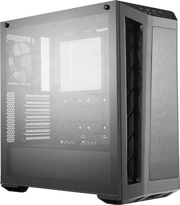 CoolerMaster Masterbox MB530P Gaming Midi Tower Κουτί Υπολογιστή με Πλαϊνό Παράθυρο και RGB Φωτισμό Μαύρο