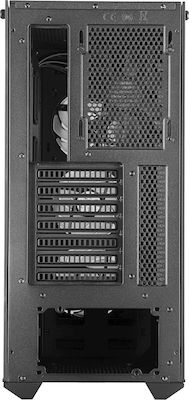 CoolerMaster Masterbox MB530P Gaming Midi Tower Κουτί Υπολογιστή με Πλαϊνό Παράθυρο και RGB Φωτισμό Μαύρο